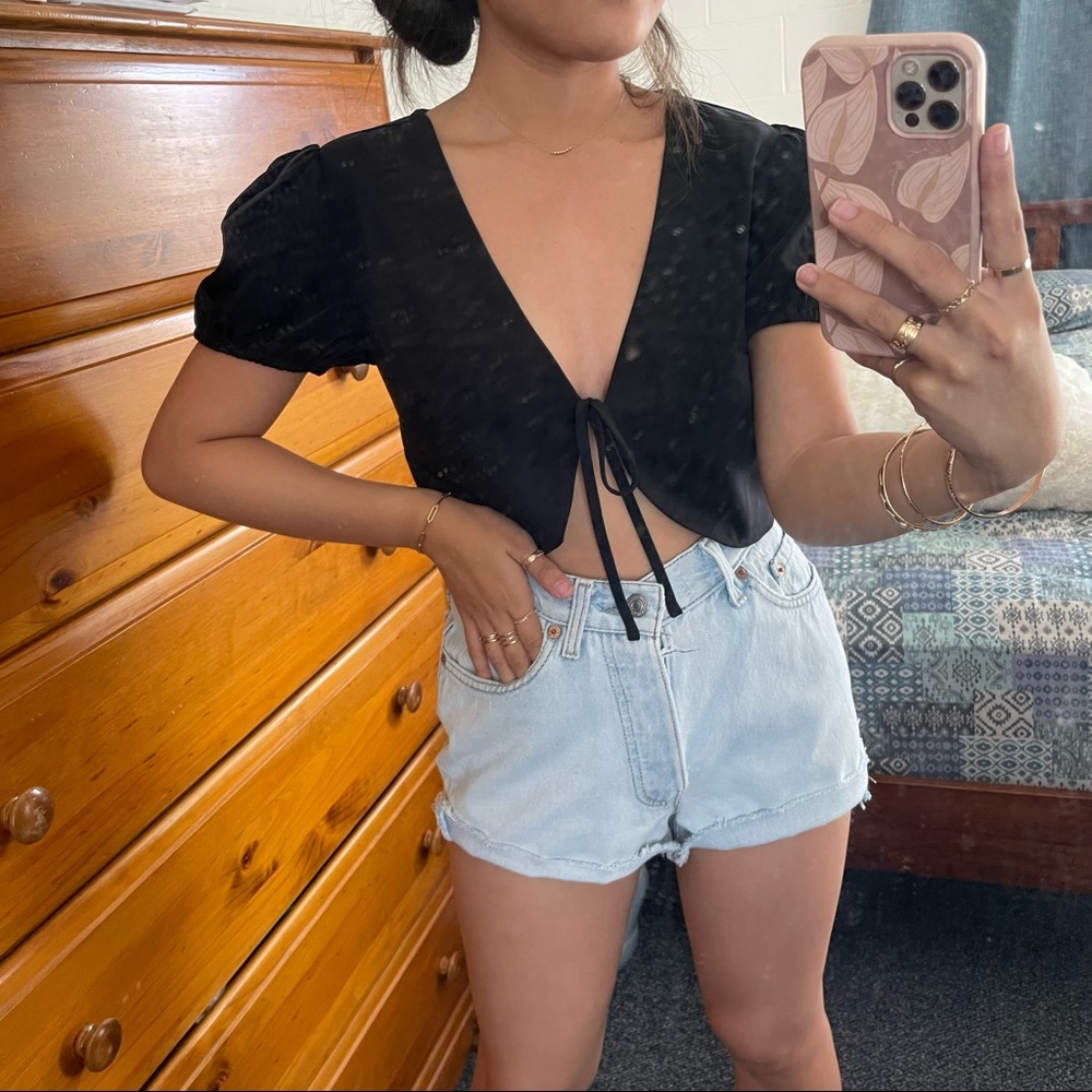 Forever 21 front tie top